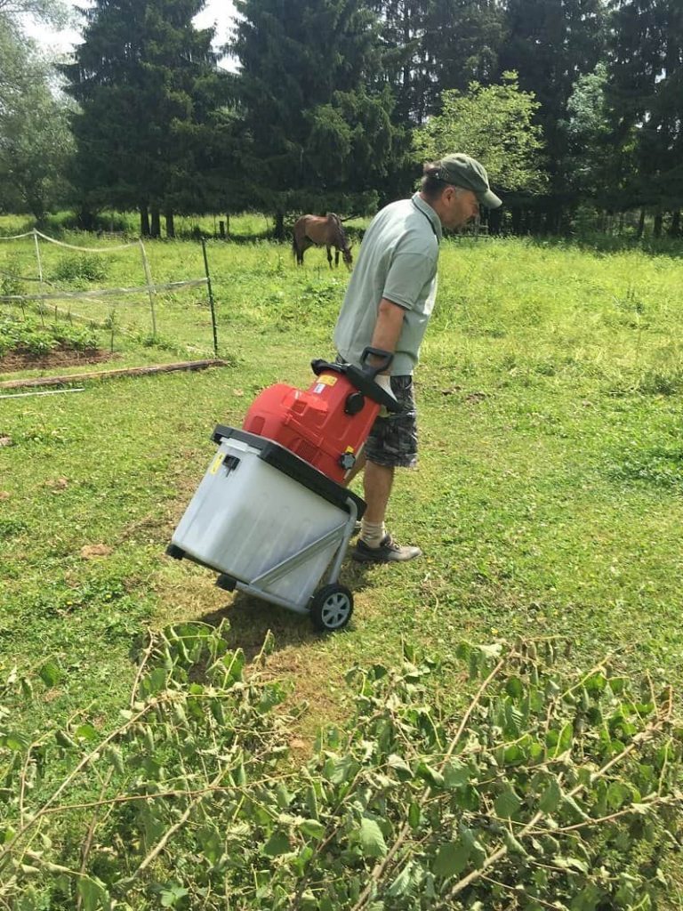 transport broyeur de végétaux Mantis 3000W